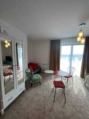 Rozkladací gauč a jedálenské sedenie, ApartLiv, Veľká Lomnica