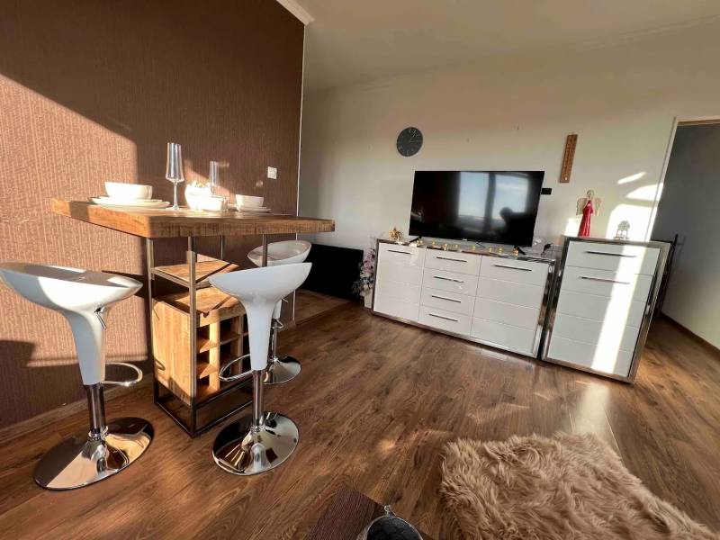 Obývačka s LCD TV, Penthouse s výhľadom, Nitra